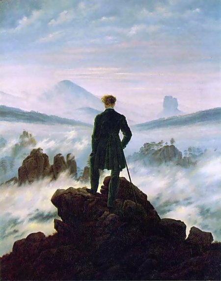 friedrich-el-viajero-contemplando-el-mar-de-nubes-1818
